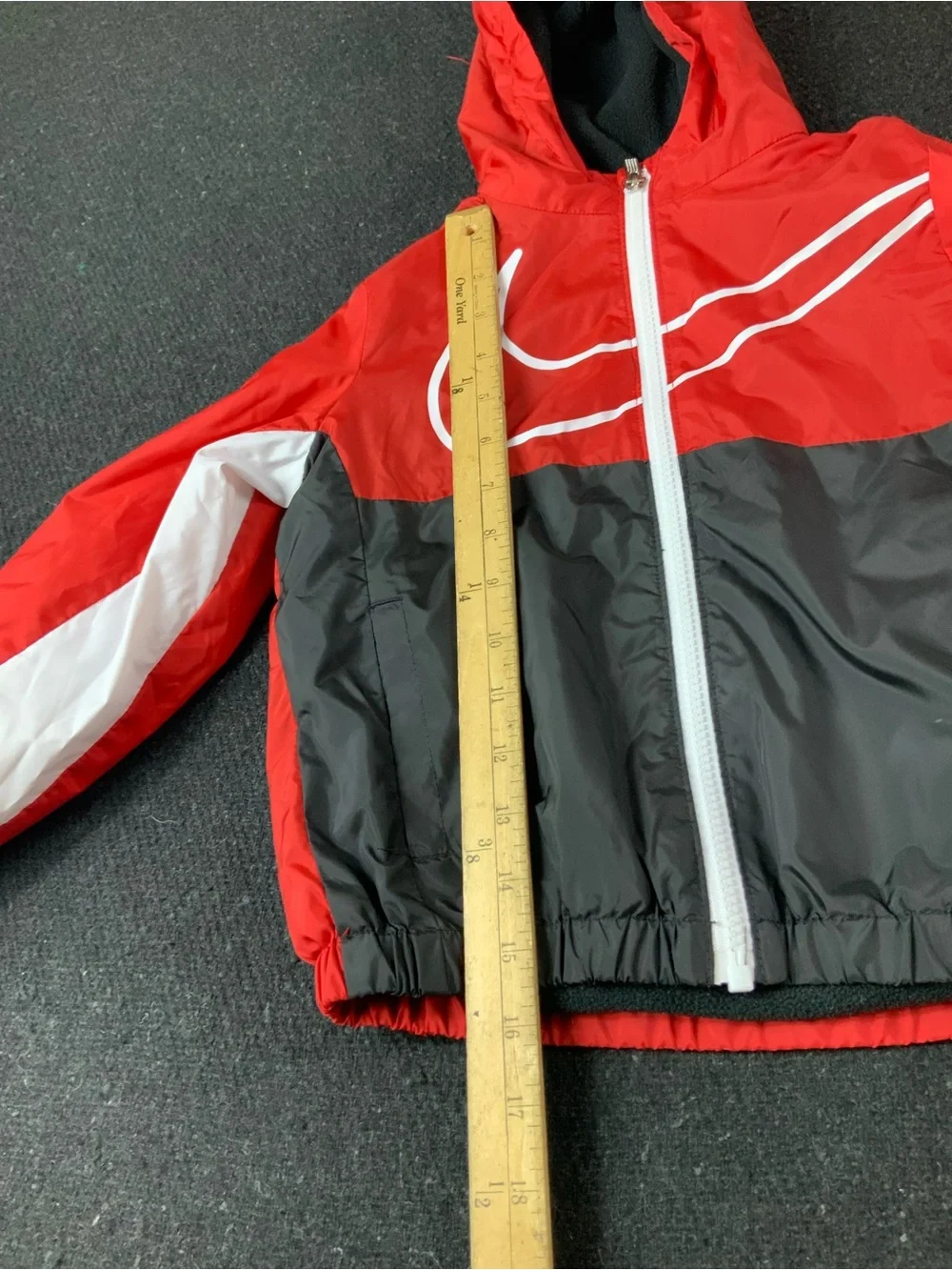 Nike Boys 3T 4T Windbreaker Jacket Lot 2 Full Zip Windrunner Big Swoosh Hooded